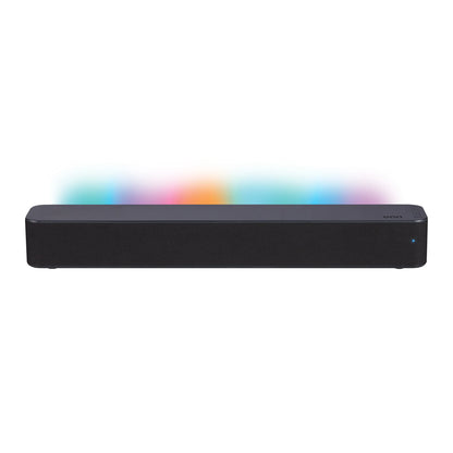 20 Inch Bluetooth 2.0 Channel Soundbar with Multi-Color LED Lighting, Black