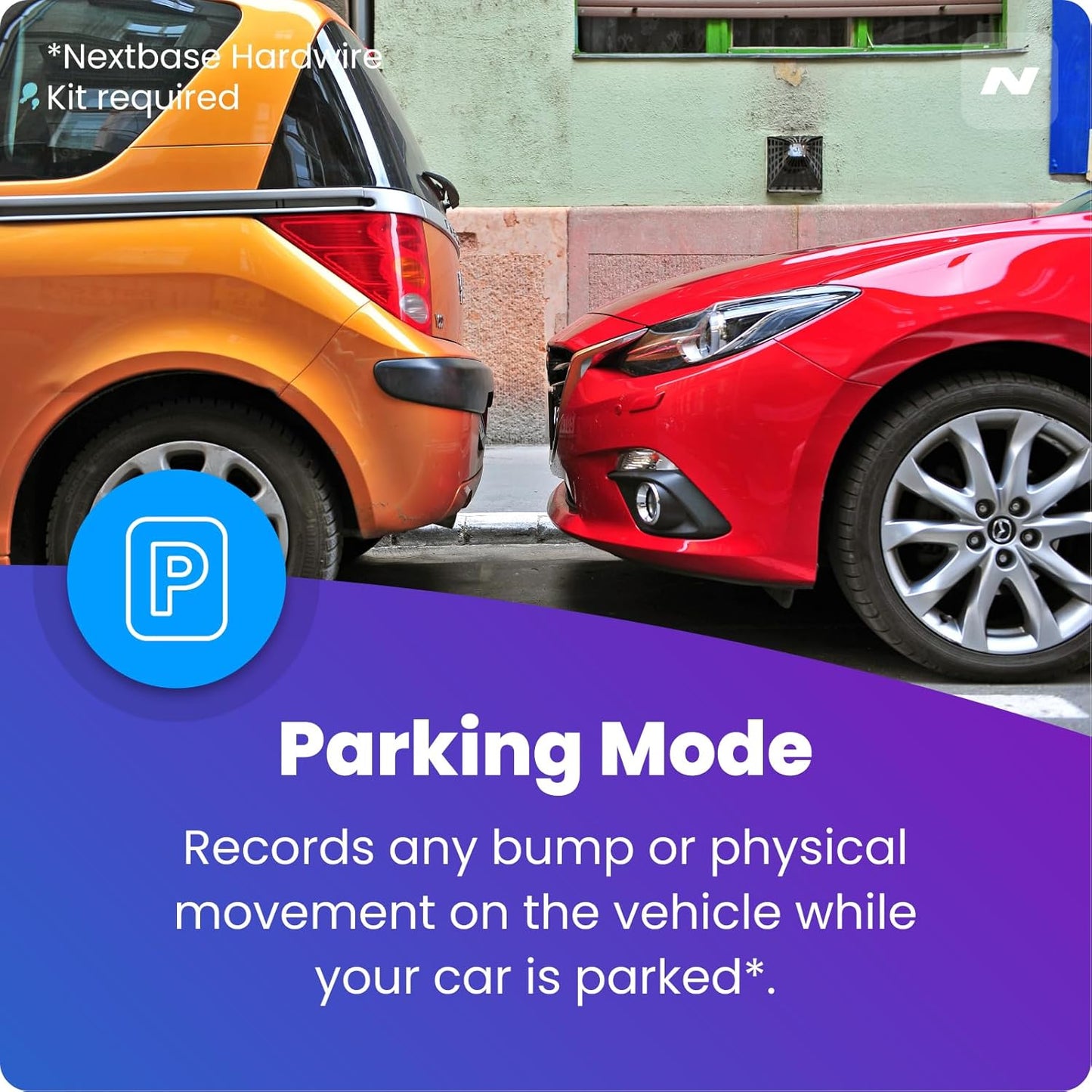 Dash Cam Add-On Rear View Exterior Camera Compatible 322GW 422GW 522GW 622Gw-Black